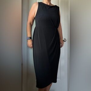 Torrid Black Sleeveless Midi Dress